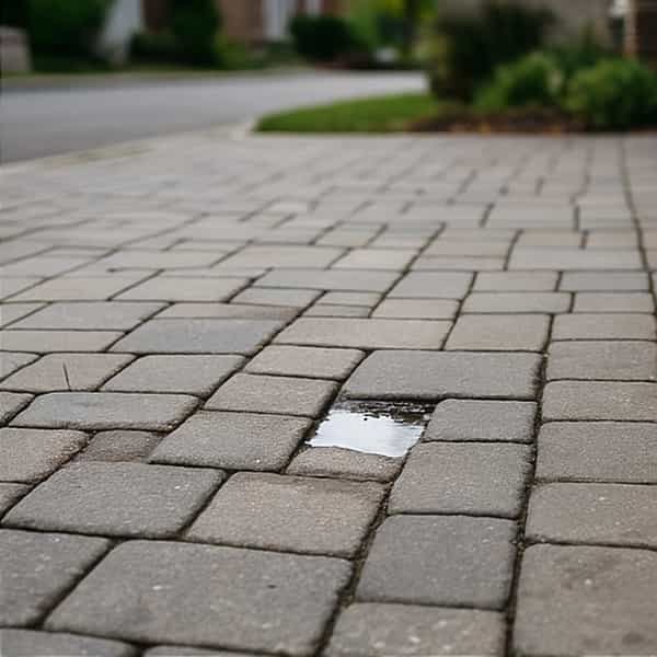 Interlocking stone failure