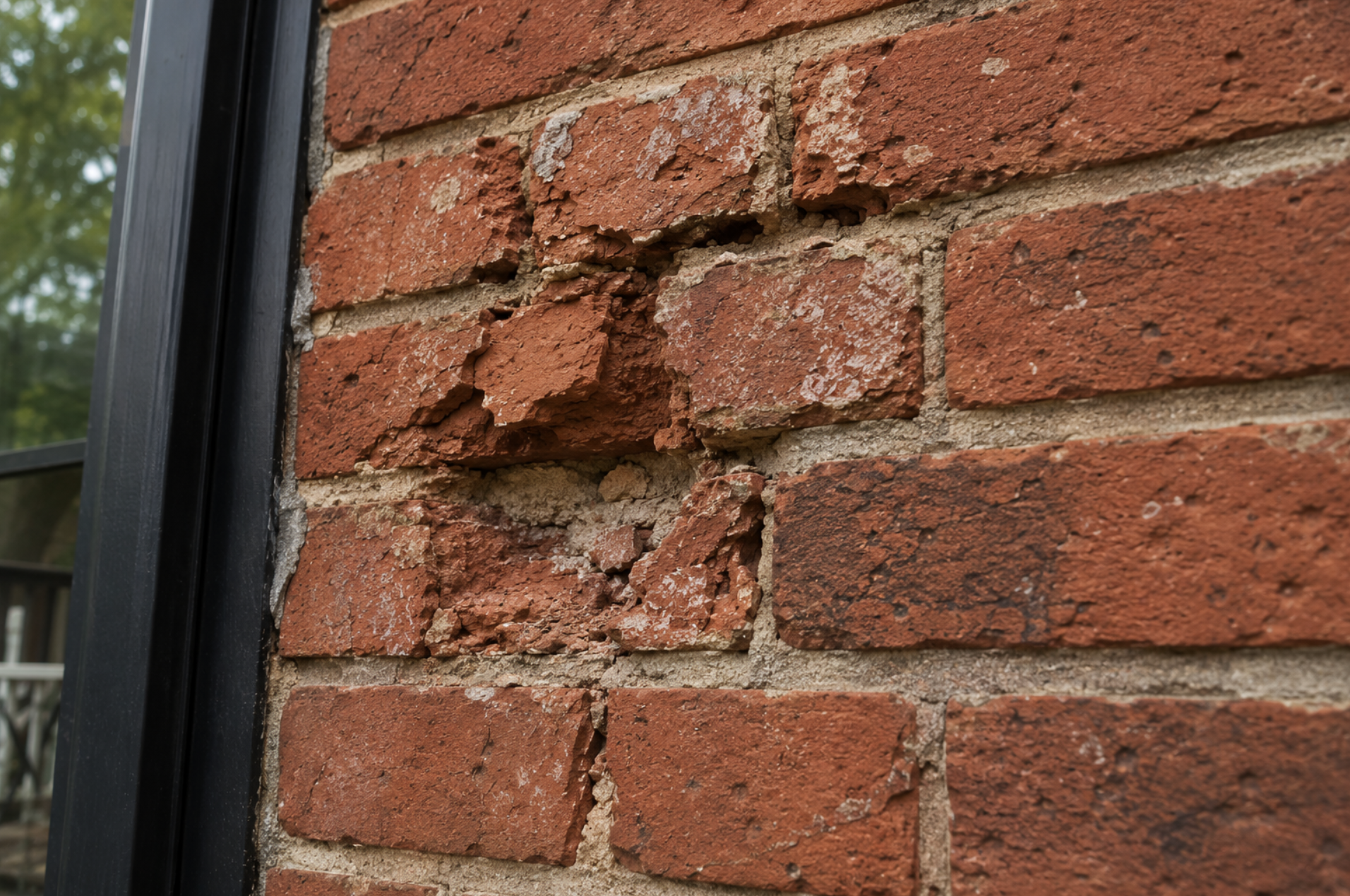 Spalling Brick / Freeze-Thaw Damage