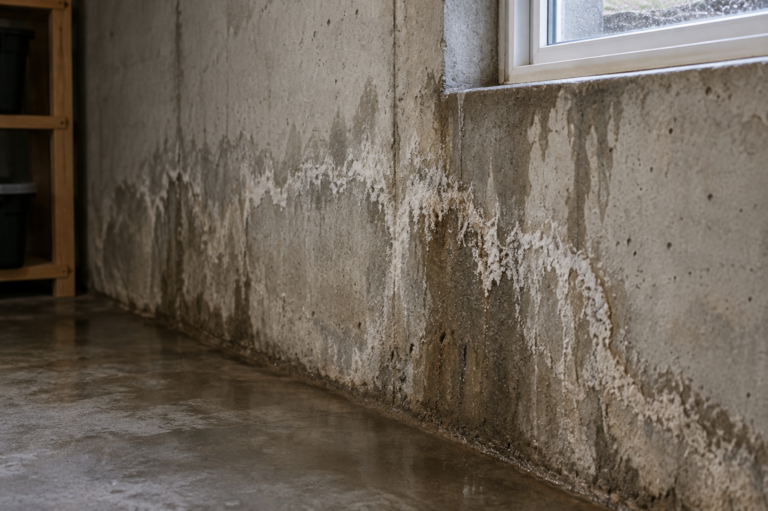 Damp, Musty or Discoloured Basement Walls