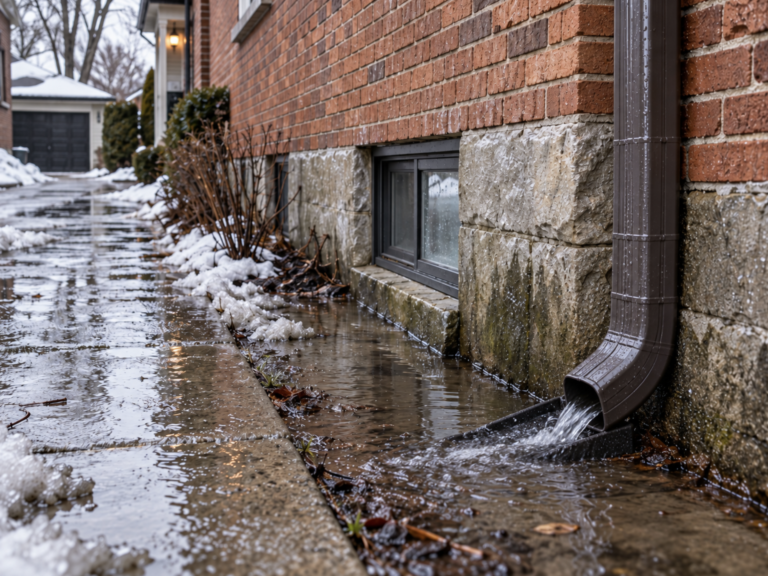 Pooling Water or Poor Drainage Around the Home